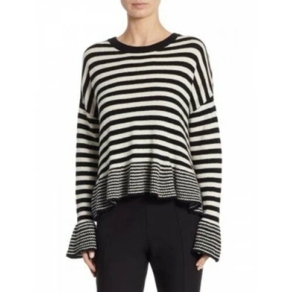 Cinq a Sept Stripe Seren Sweater size S - Picture 8 of 8